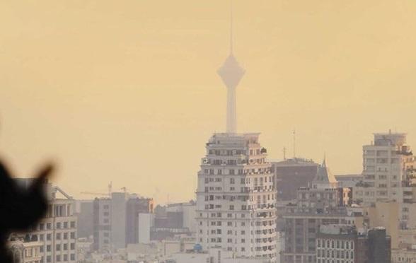 هوای تهران آلوده شد هوای تهران آلوده شد